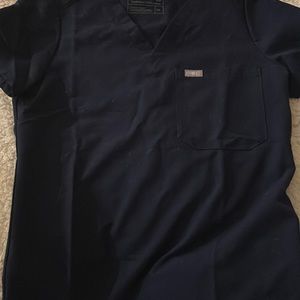 FIGS XS NAVY BLUE Catarina one pocket scrub top